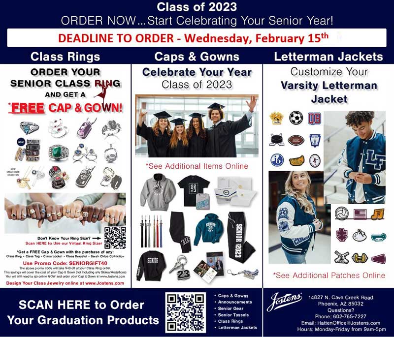 Click to open Cap and Gown Order Deadline Flyer